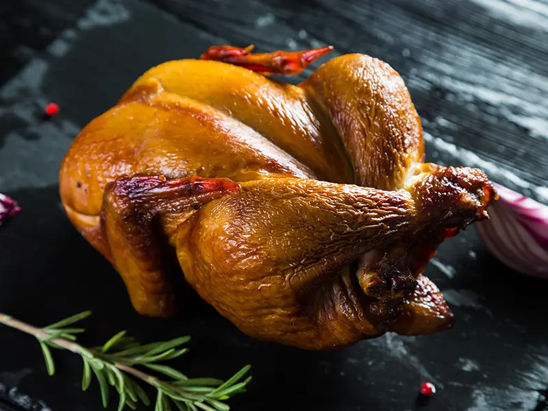 Pollo affumicato a caldo