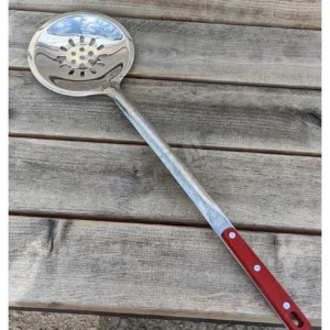Mestolo forato per calderone, 46 cm