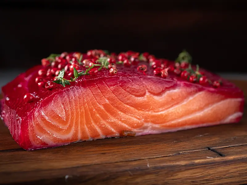 Salmone affumicato (affumicatura a freddo)