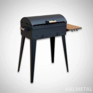 Barbecue BIG da 4 mm con coperchio e ripiano