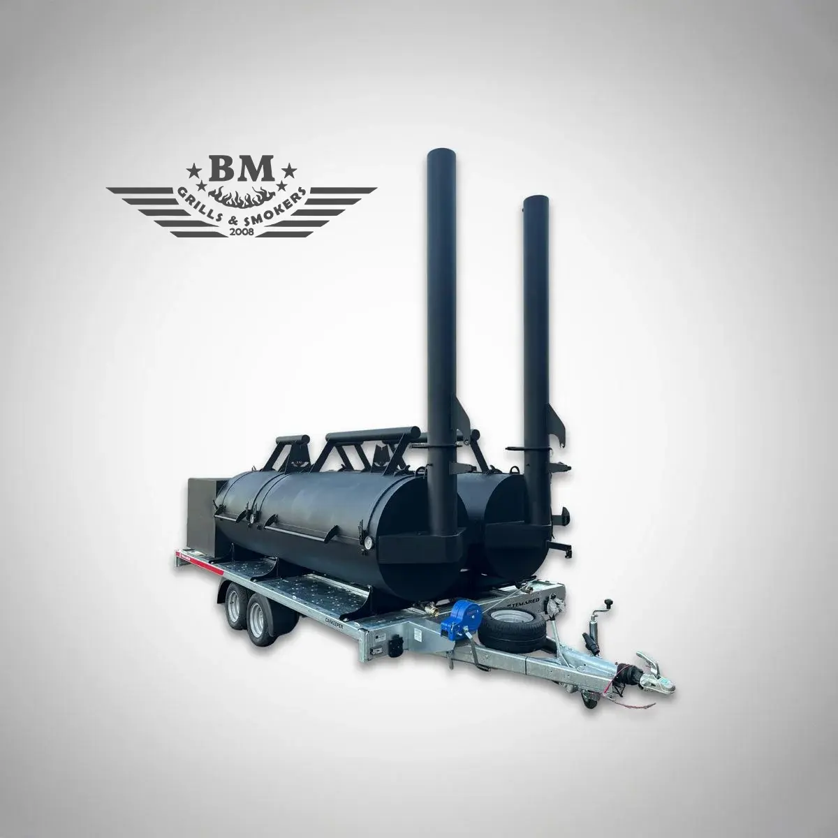 Rimorchio BBQ BM-6 Two Texans 2x XXXL