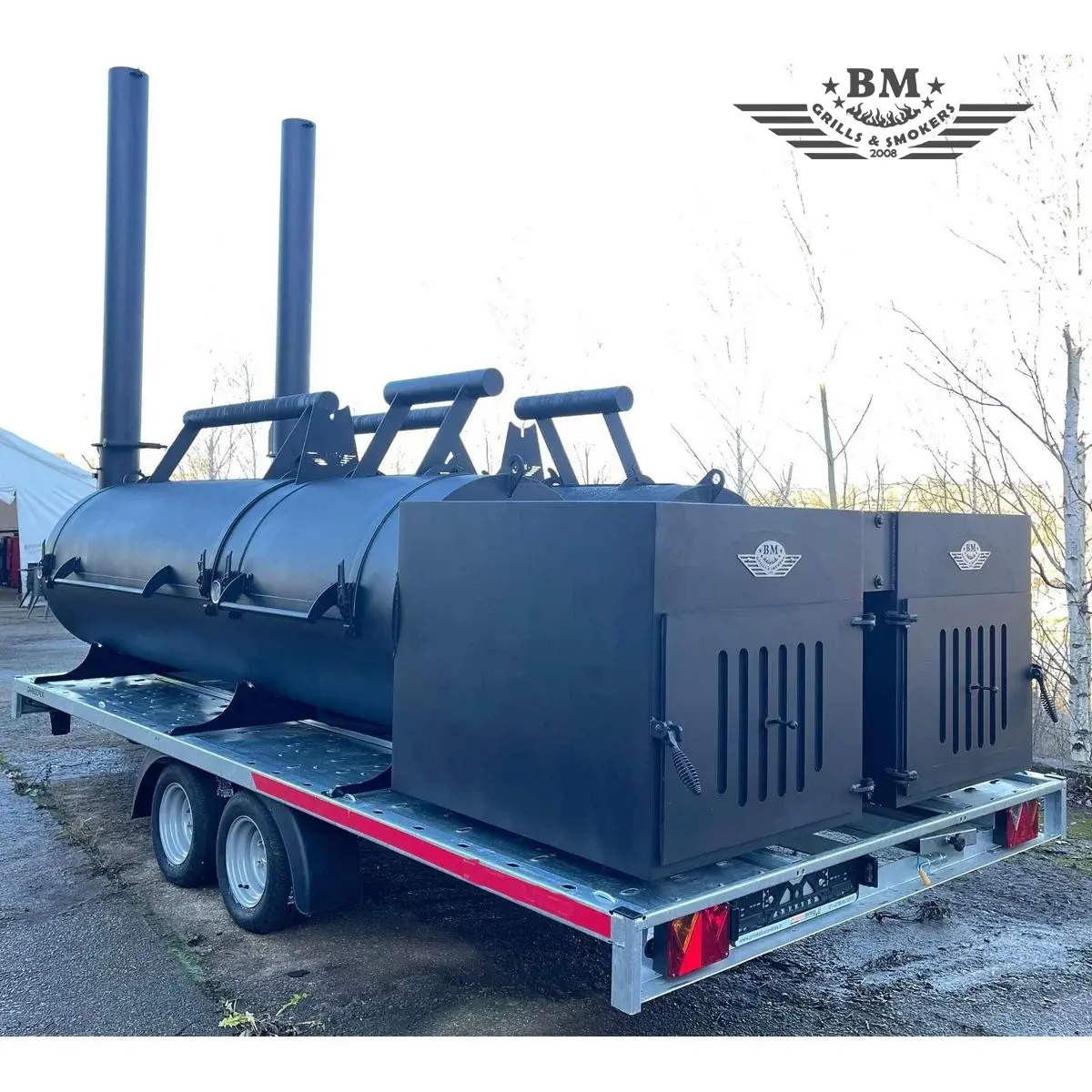 Rimorchio BBQ BM-6 Two Texans 2x XXXL - immagine 7