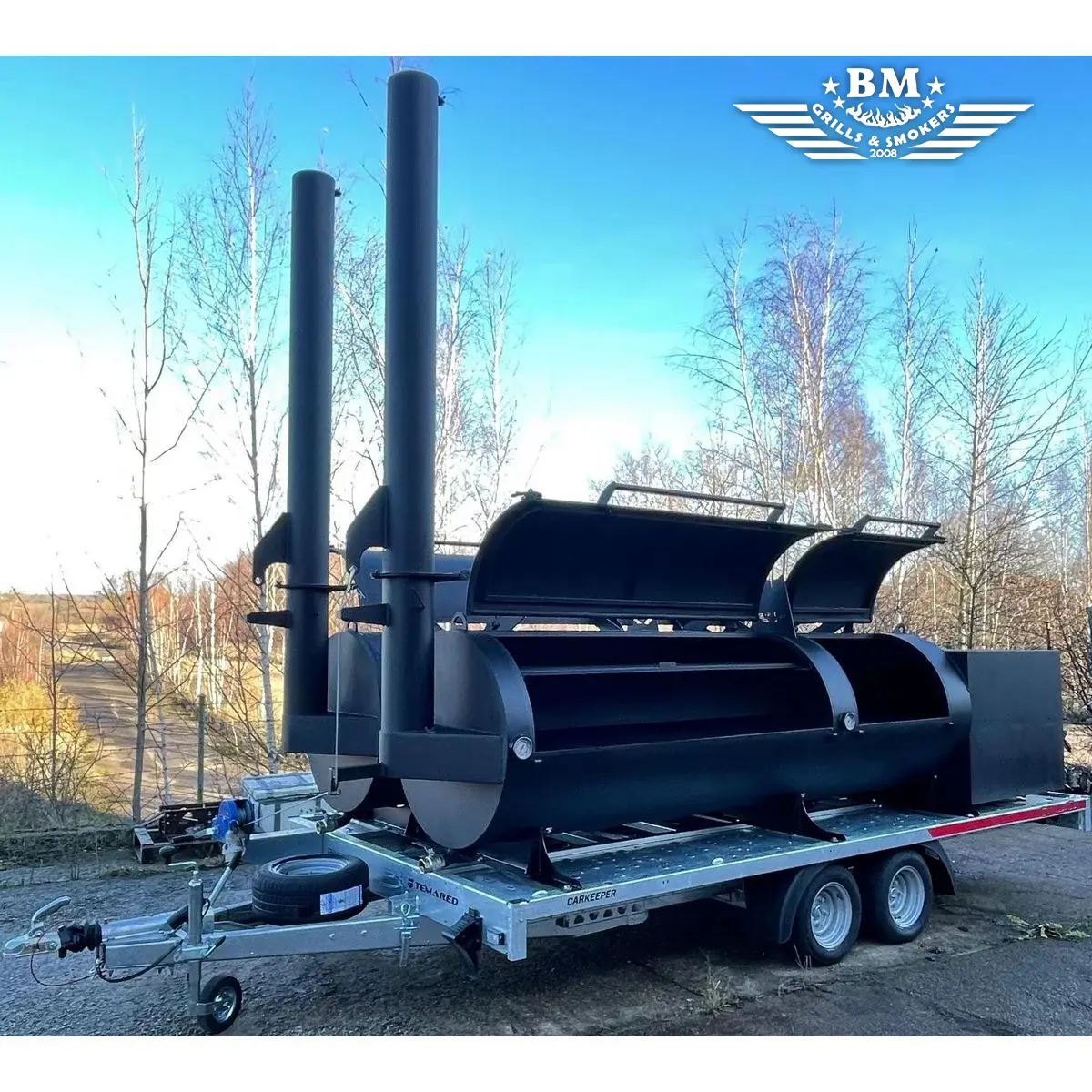 Rimorchio BBQ BM-6 Two Texans 2x XXXL - immagine 8