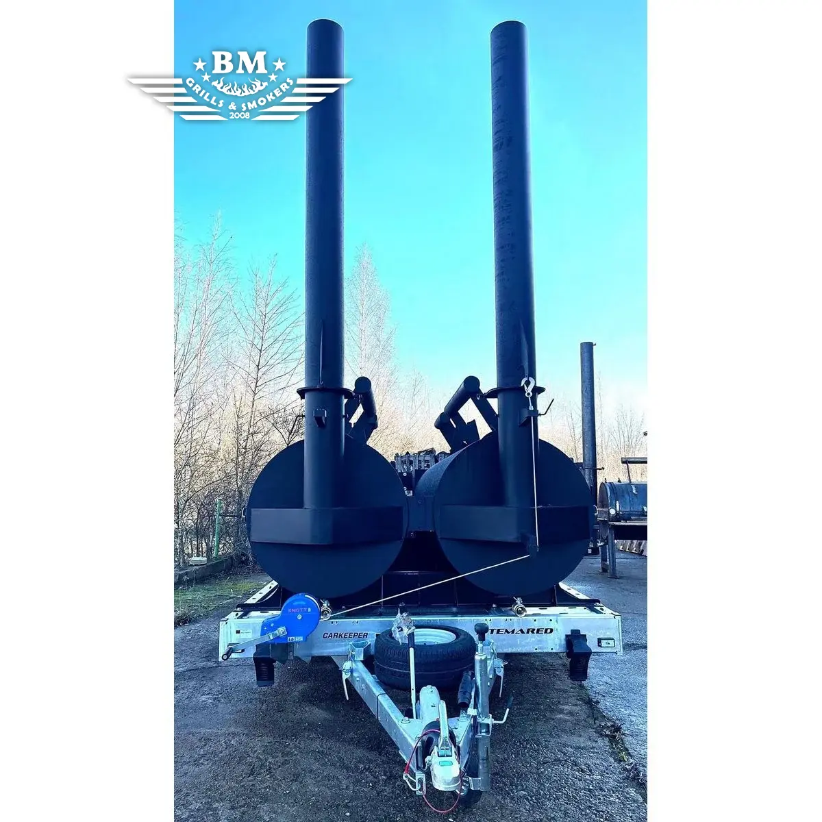 Rimorchio BBQ BM-6 Two Texans 2x XXXL - immagine 10