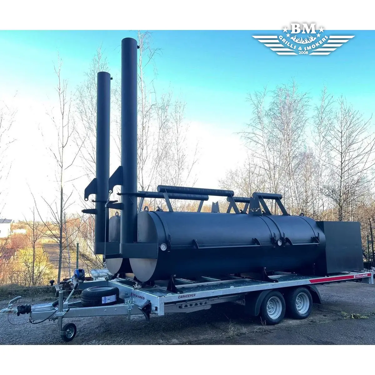 Rimorchio BBQ BM-6 Two Texans 2x XXXL - immagine 13