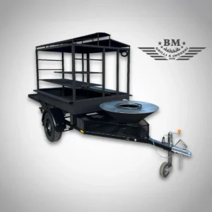 BM-9 LFK Cucina da esterno su ruote (stile Asado / Santa Maria)