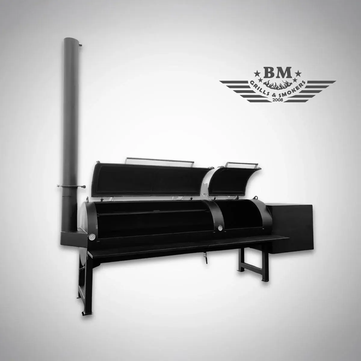 BM Texan Affumicatore "offset" a flusso diretto XXXL
