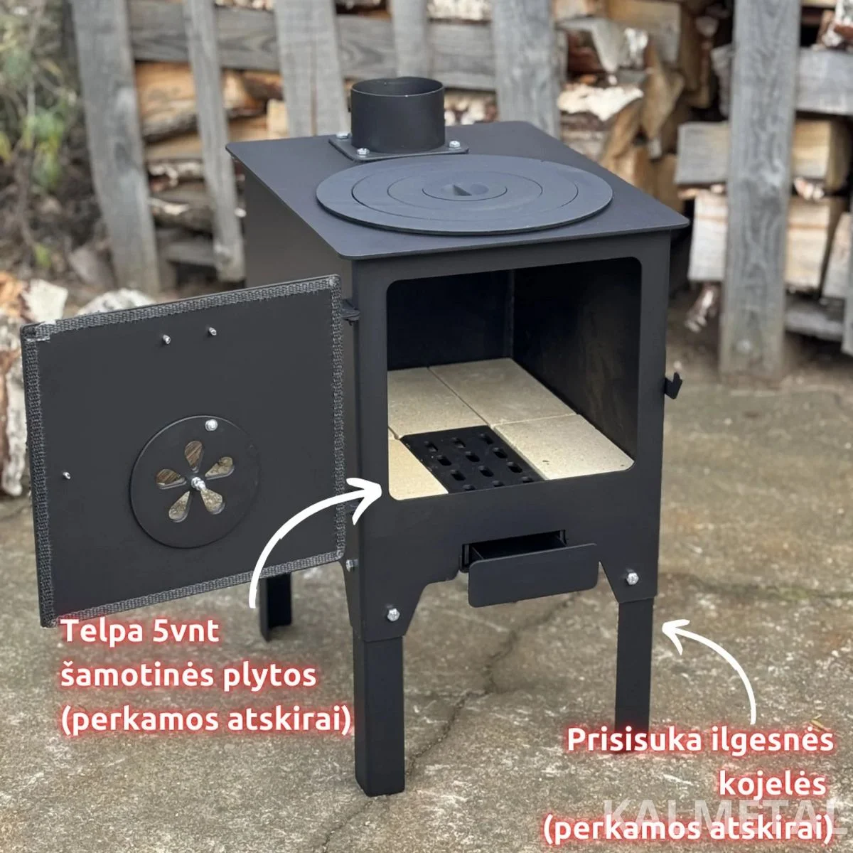 Stufa 6kW Standard con fornelli - immagine 12