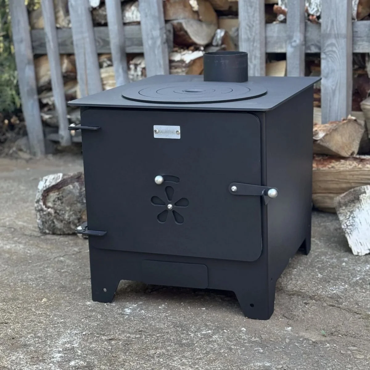 Stufa 7kW con griglie - immagine 3