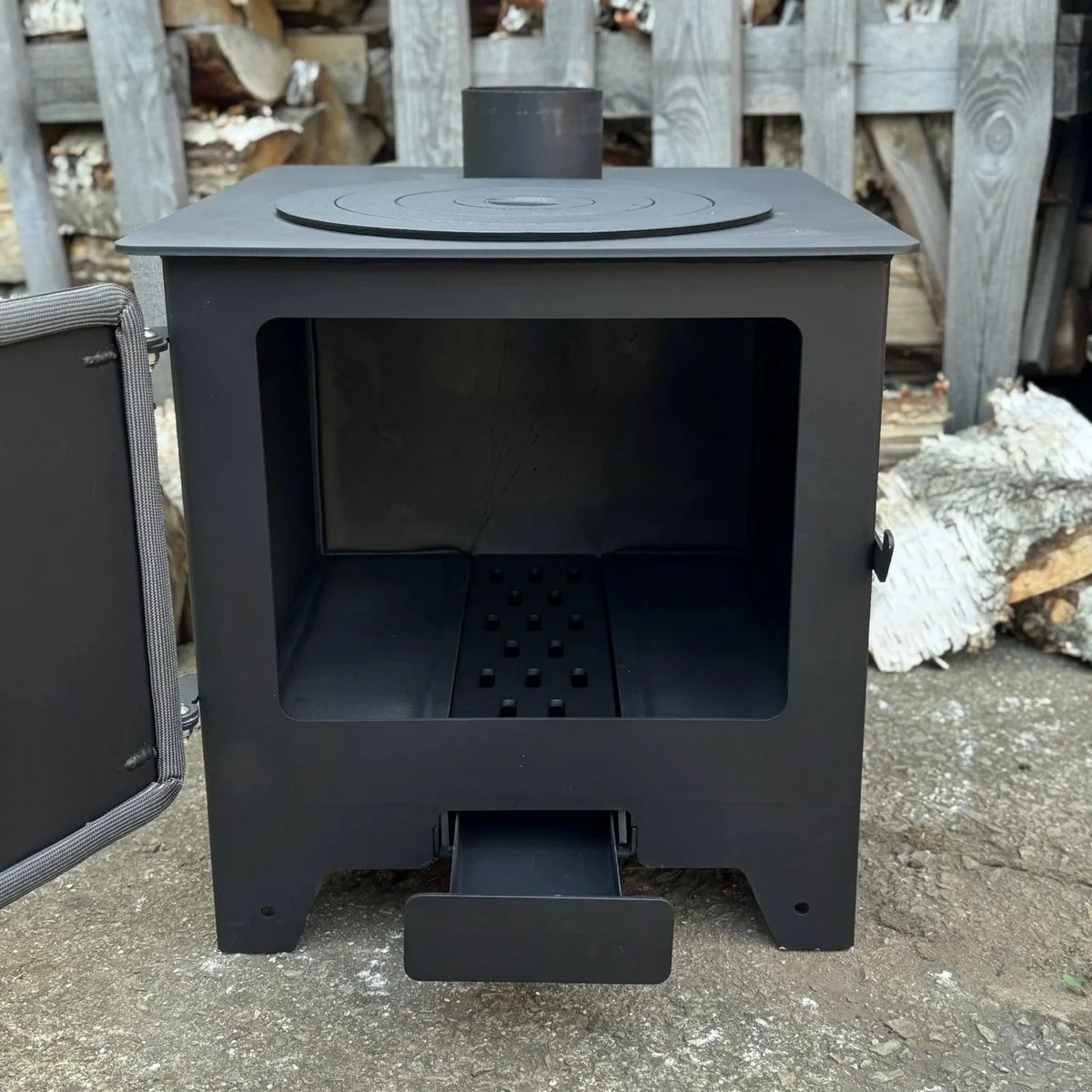 Stufa 7kW con griglie - immagine 7
