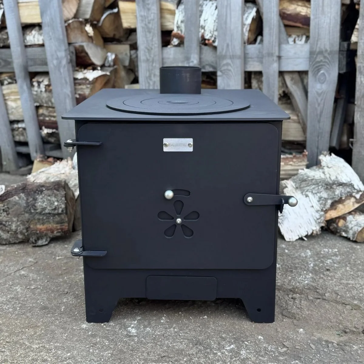 Stufa 7kW con griglie - immagine 8