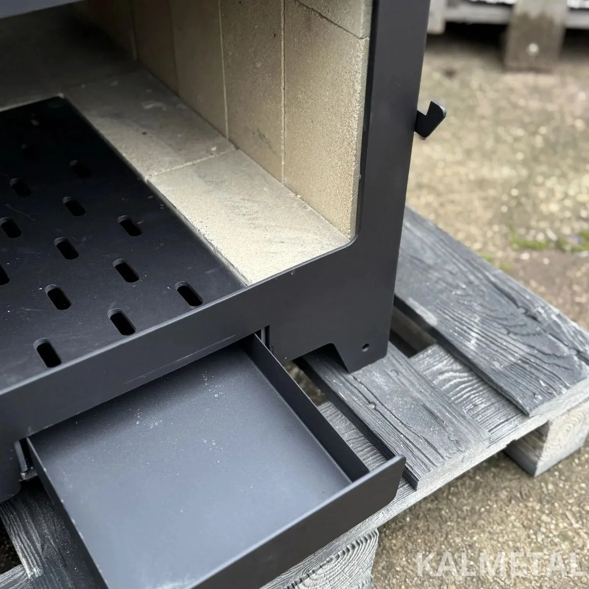 Stufa 10kW con camotte e 2 cerchi - immagine 14