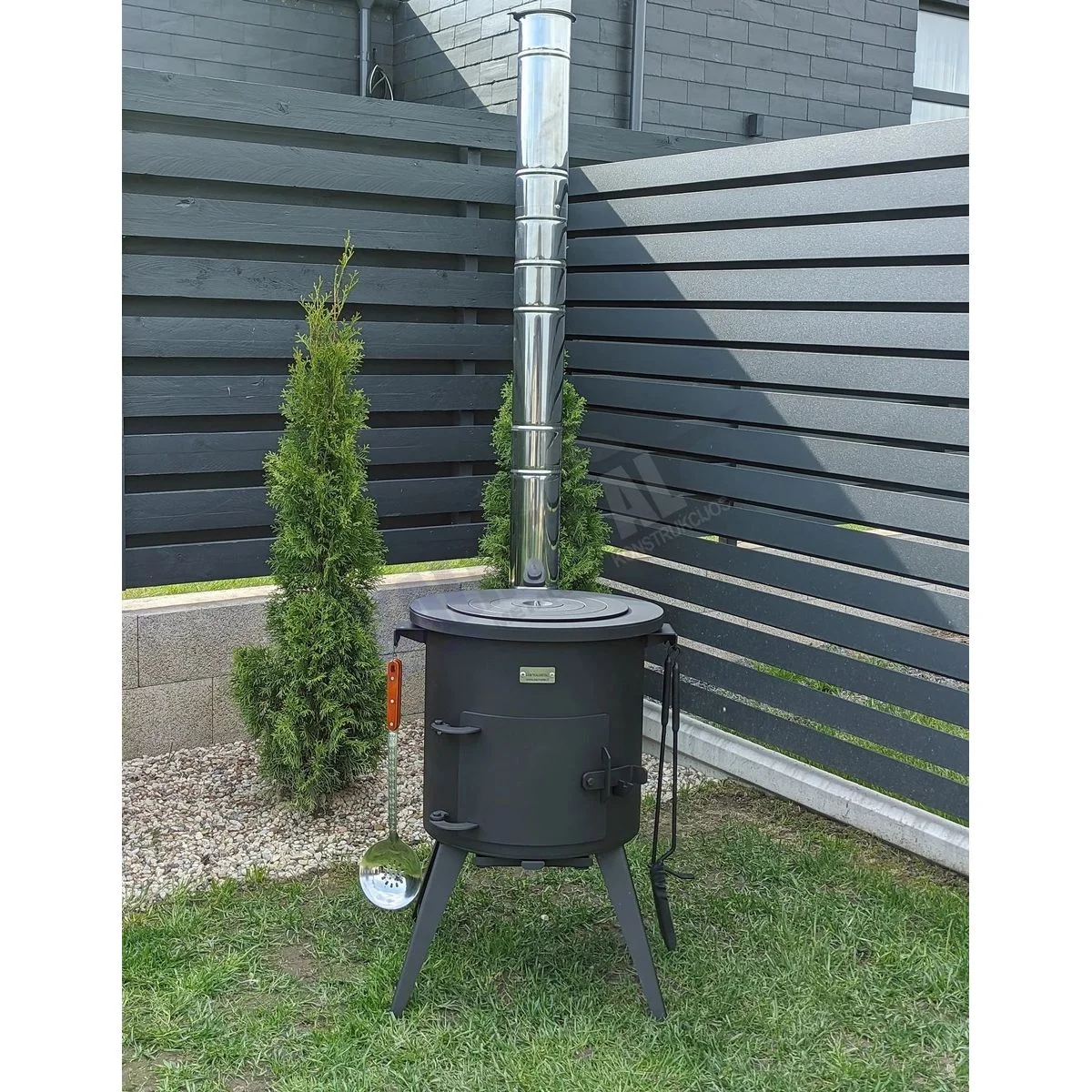 PREMIUM da 8L a 22L stufa 3MM con canna fumaria - immagine 2