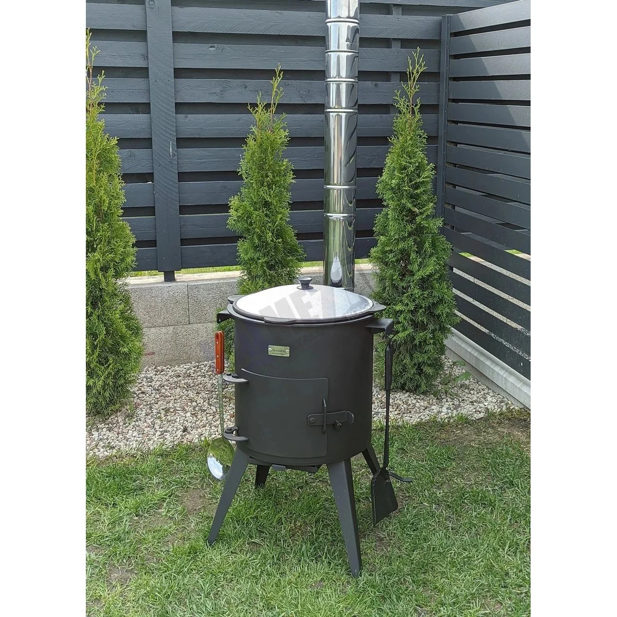 PREMIUM da 8L a 22L stufa 3MM con canna fumaria - immagine 3