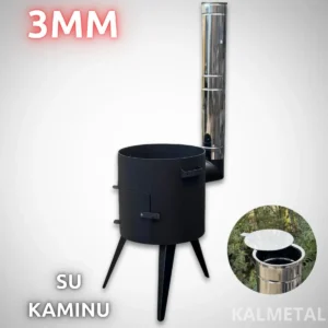 STANDARD da 8L a 22L 3MM fornello con canna fumaria
