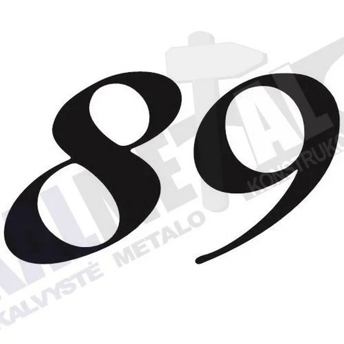 Numero civico elegante - immagine 2